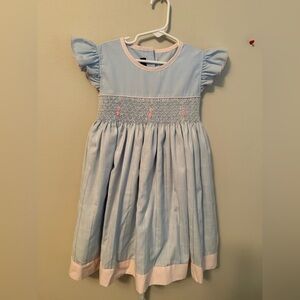 Fields of Grace Blue Smocked Dress